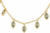 Collana Maria e Luisa Jewels Donna in Argento Topazio blu CA0221/V1/POG - CA0221/V1/POG